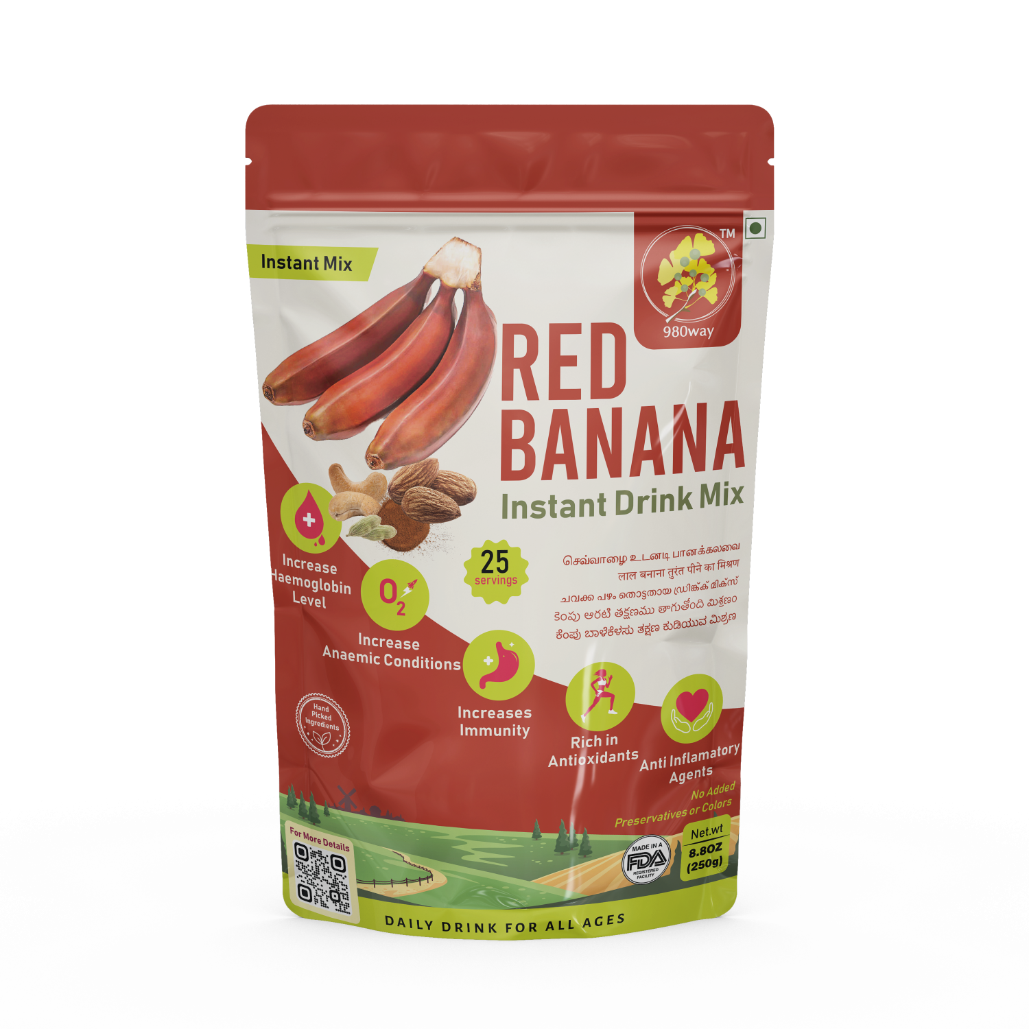 Red Banana Instant Drink Mix
