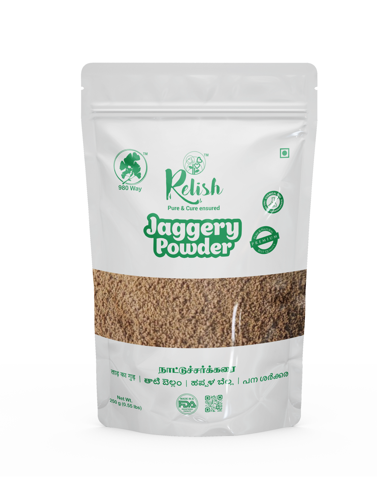 Unrefined Cane Sugar Granules Jaggery Powder   2000 gms 200.200 lbs ...